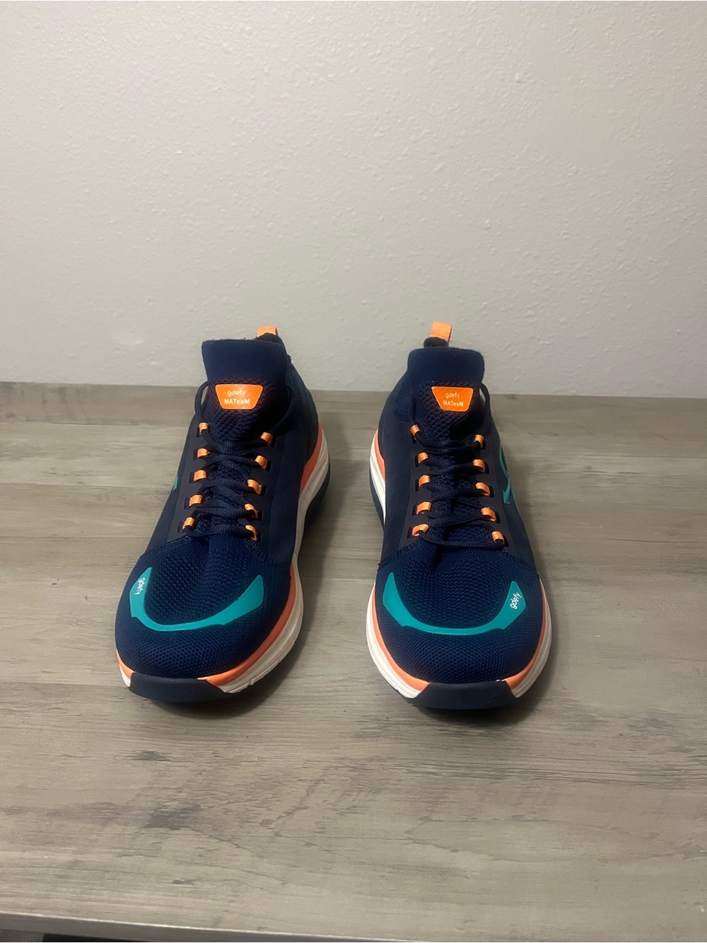 Gravity Defyer Men's GDEFY MATeeM Cross-Trainer TB9036MNO Navy/Orange Shoes